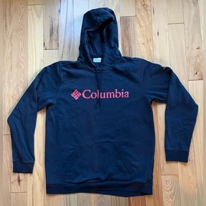 Columbia Men’s Hoodie Red and Navy Size Large